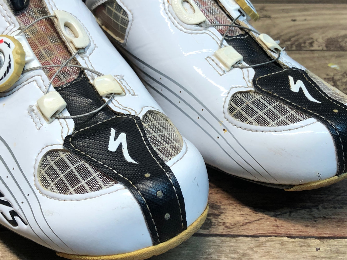 IP864 スペシャライズド SPECIALIZED S-WORKS RD ビンディングシューズ SPD-SL 白 EU39
