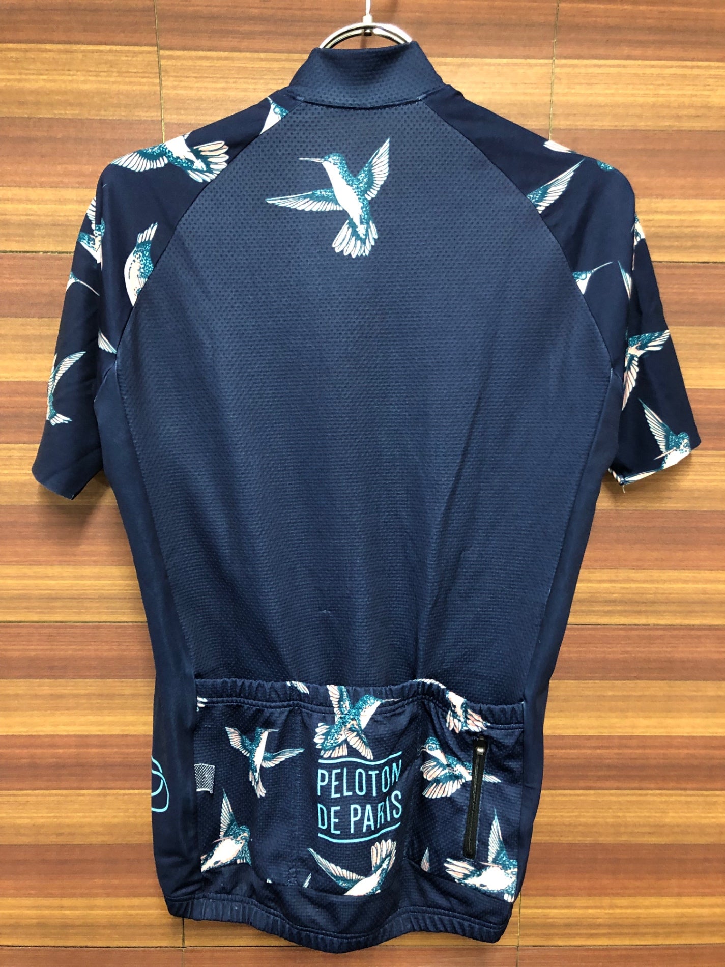 IO706 プロトンドパリ PELOTON DE PARIS 半袖 サイクルジャージ 紺 S