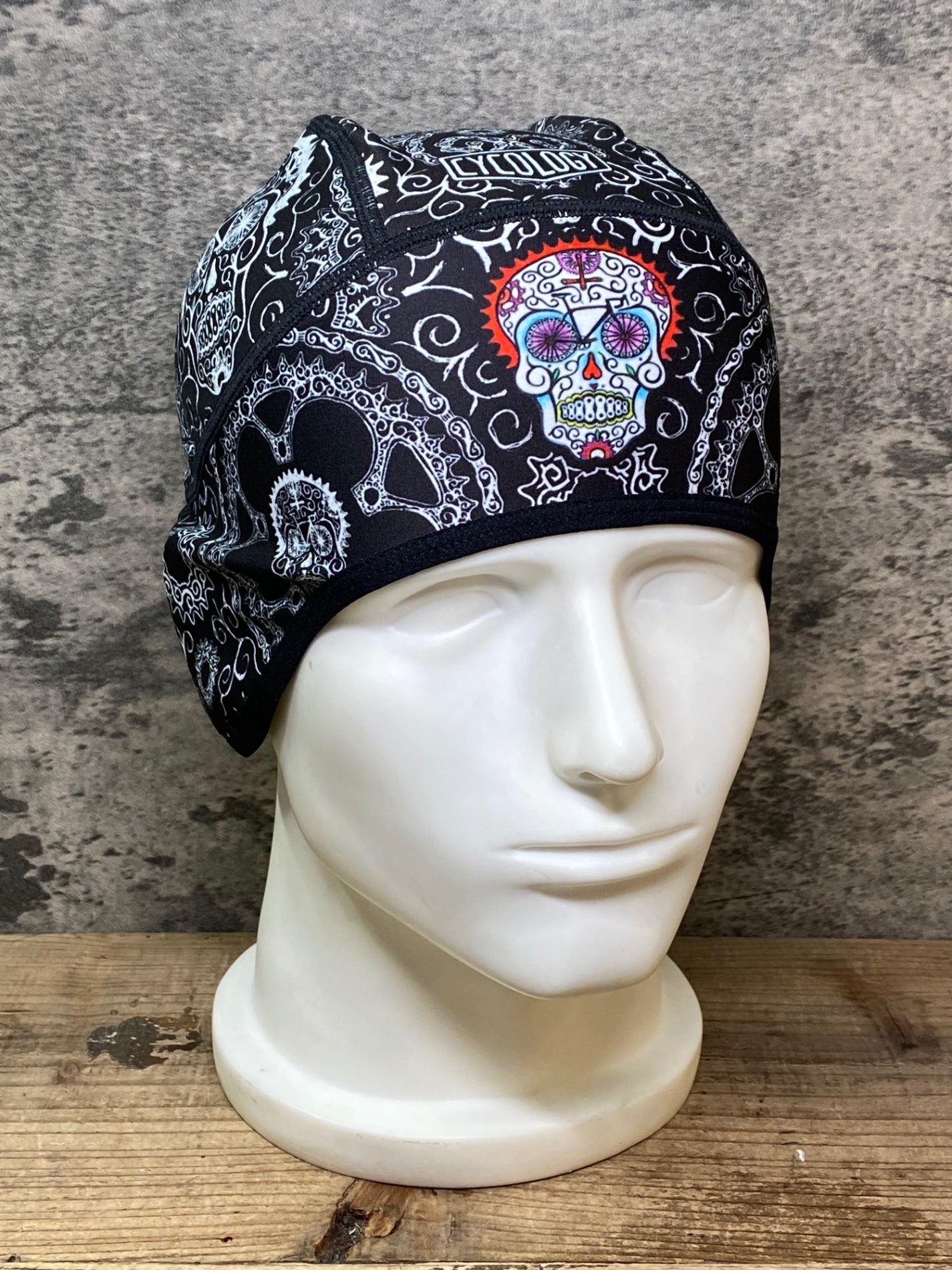 JC853 サイコロジー CYCOLOGI BEANIE ビーニー サイクルキャップ 黒 裏起毛