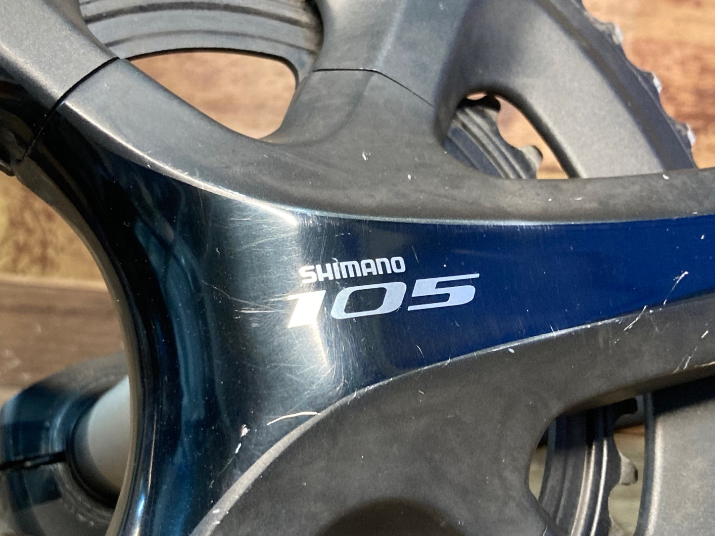 ID628 シマノ SHIMANO 105 FC-5800 クランクセット 170mm 50/34T ※歯の磨耗大