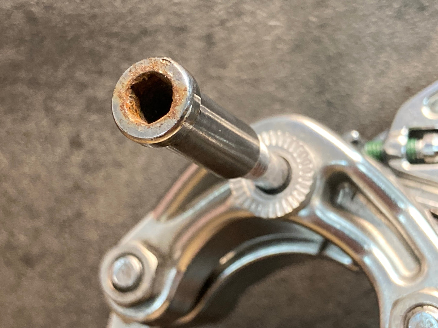 IO734 シマノ SHIMANO 105 BR-5800 キャリパーブレーキ 前後セット シルバー ※傷あり