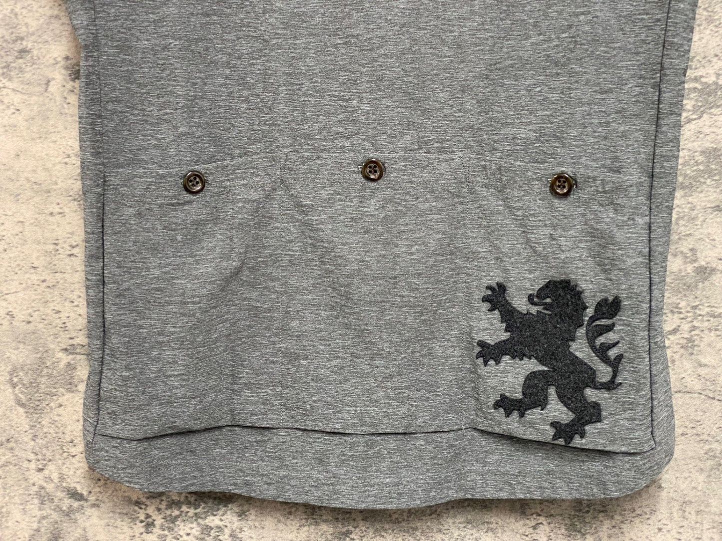 JB641 カペルミュール KAPELMUUR 半袖サイクルジャージ L グレー