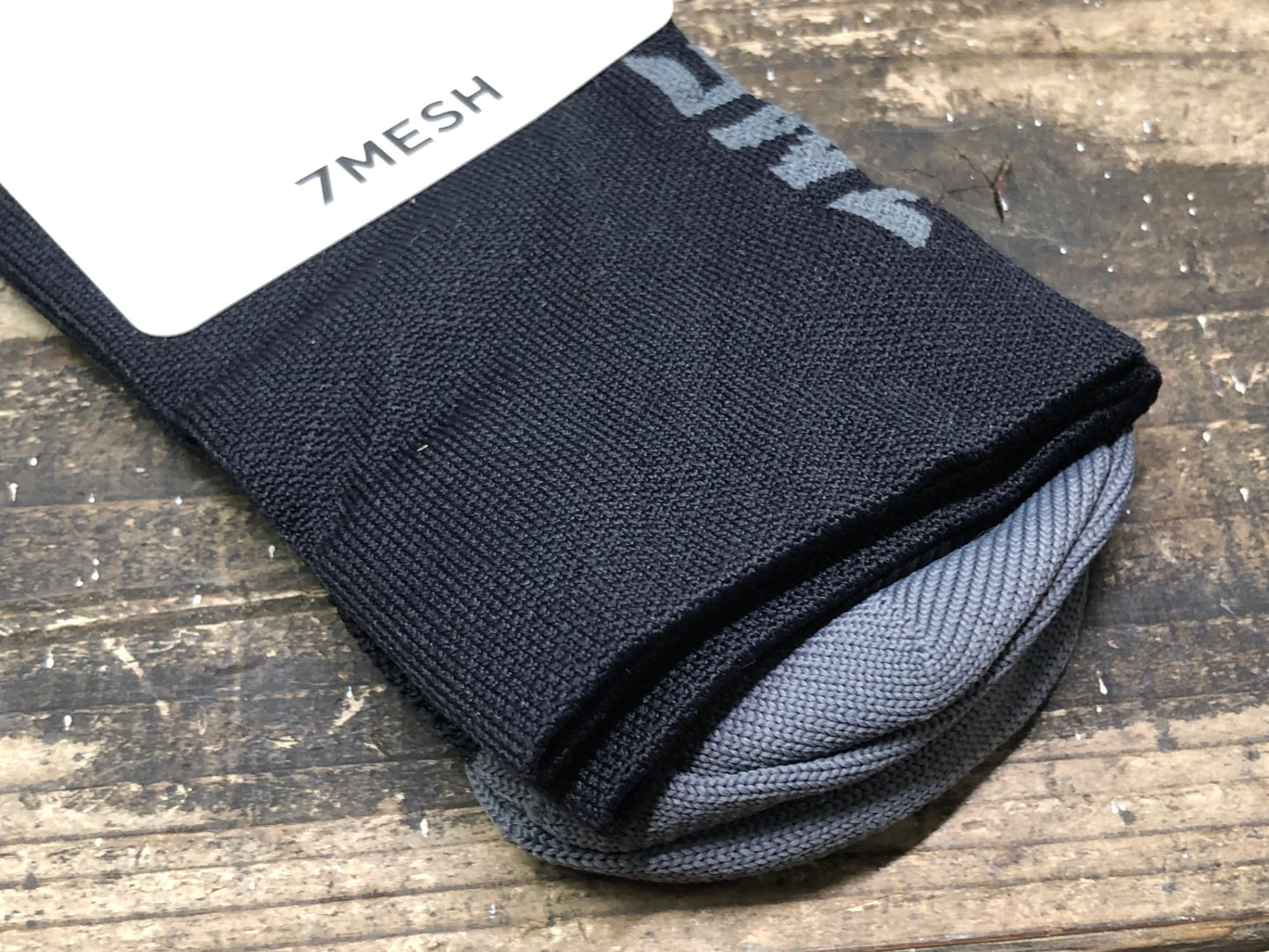 IT830 セブンメッシュ 7MESH Word Sock 6 Unisex サイクルソックス 黒 M