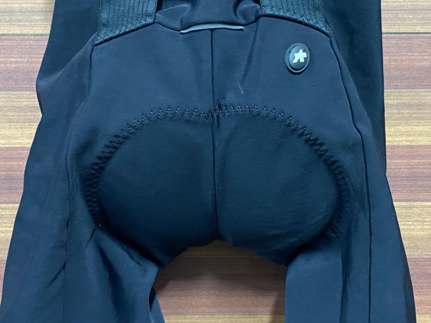 IU078 アソス assos EQUIPE RS SPRING FALL BIB SHORTS S9 ビブショーツ 黒 S 裏起毛 ※タグカット