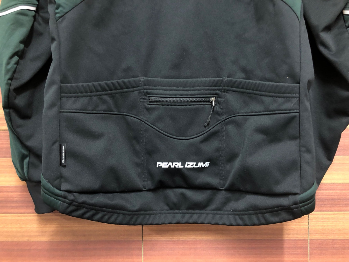 IP134 パールイズミ PEARL iZUMi 長袖 サイクルジャケット 深緑 黒 M 裏起毛