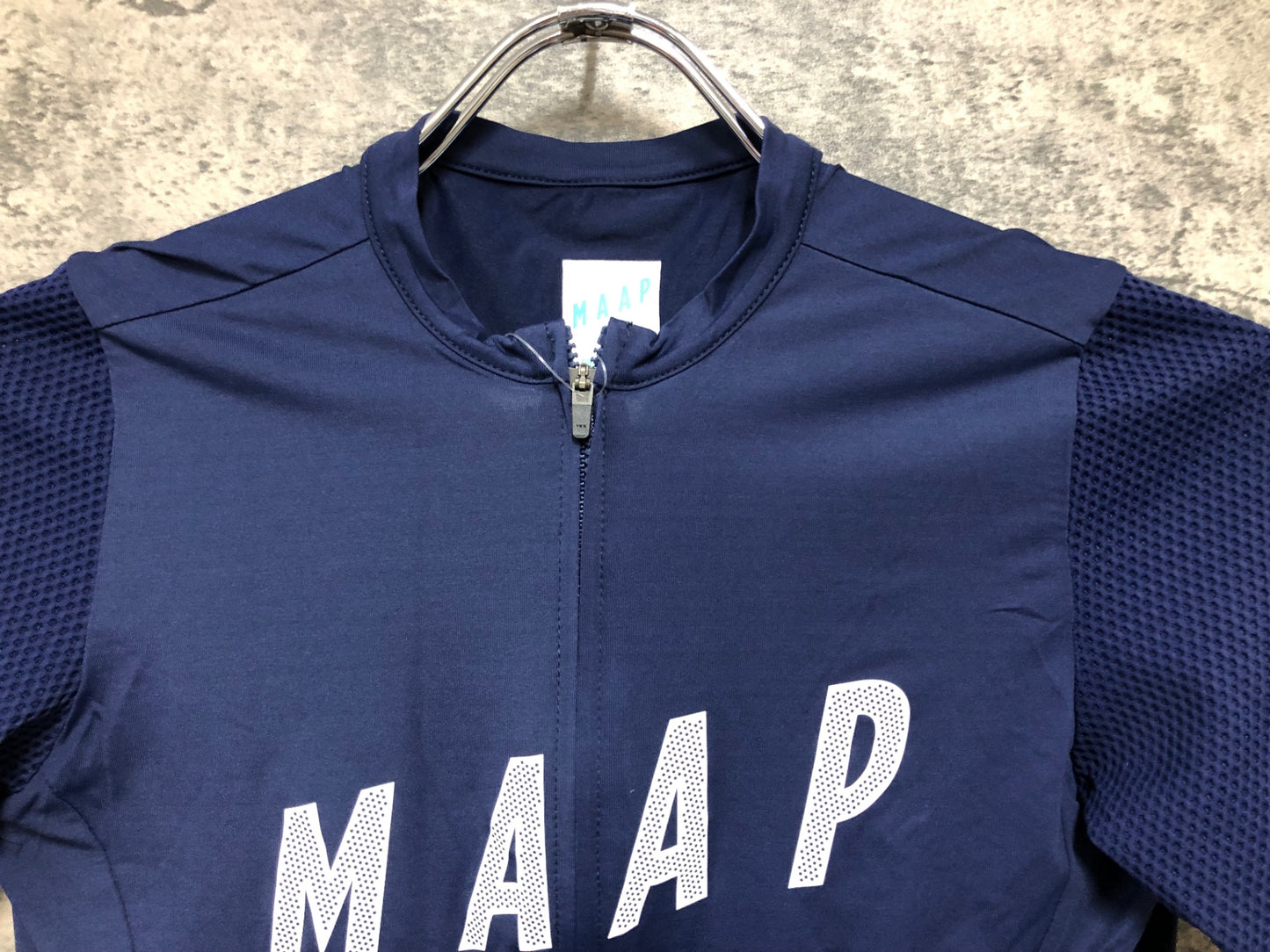 IZ919 マープ MAAP PRO FIT JERSEY 半袖 サイクルジャージ 紺 S