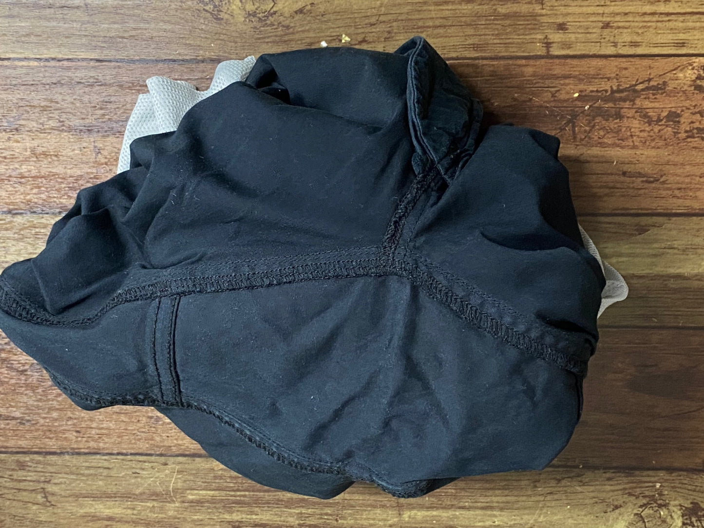 JC289 ナリフリ narifuri クロップドパンツ 七分丈 黒 M