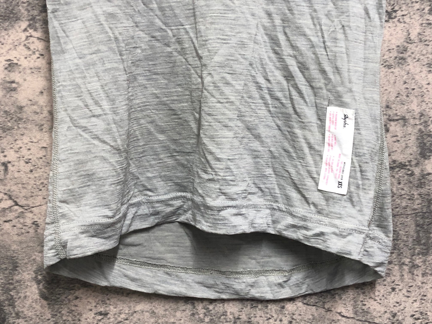 IS748 ラファ Rapha MERINO BASE LAYER 半袖 ベースレイヤー ブルーグレー XS