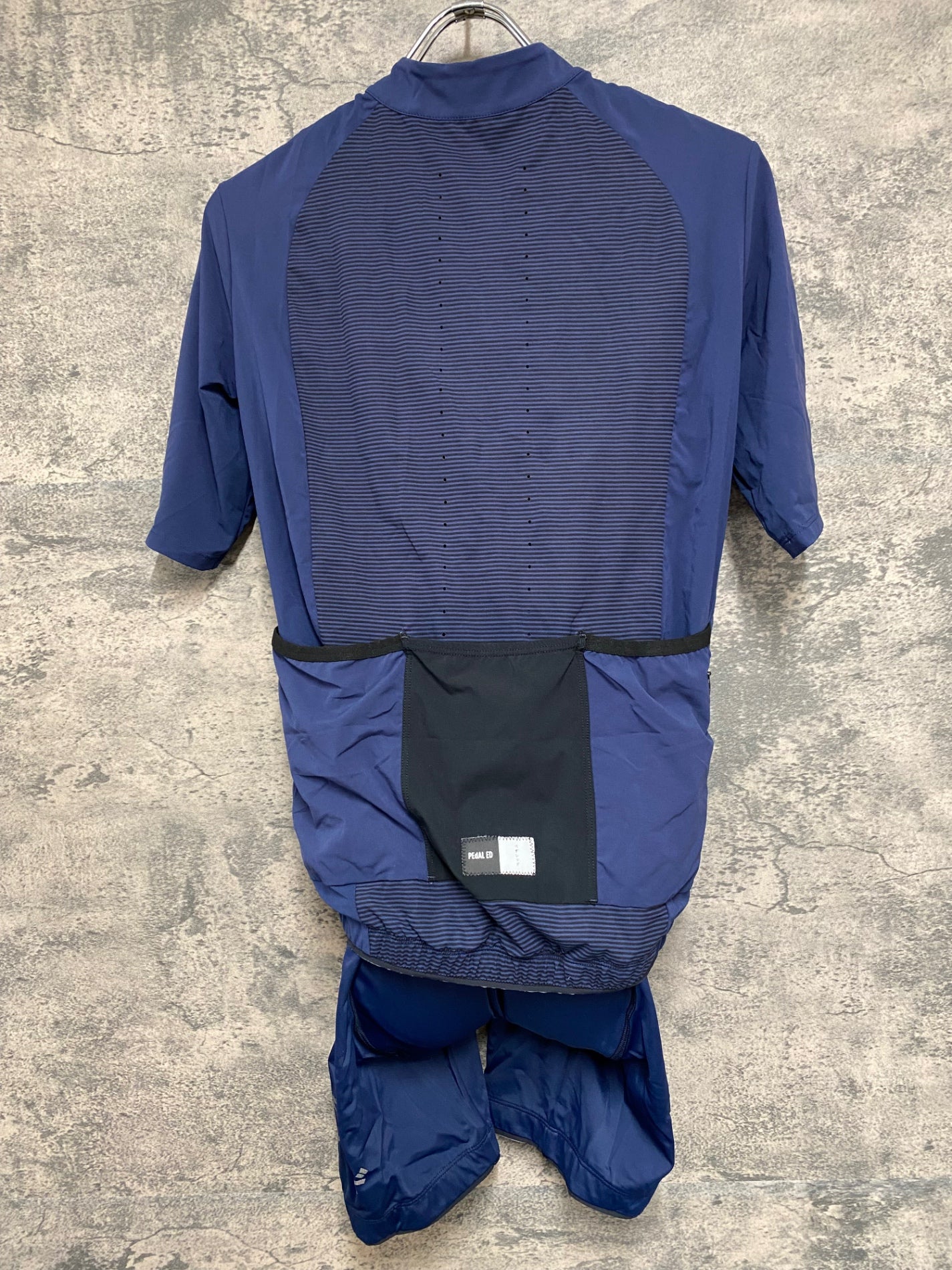 IP462 ペダレッド PEdALED 半袖 サイクルジャージ ビブショーツ 上下セット 青 XSサイズ