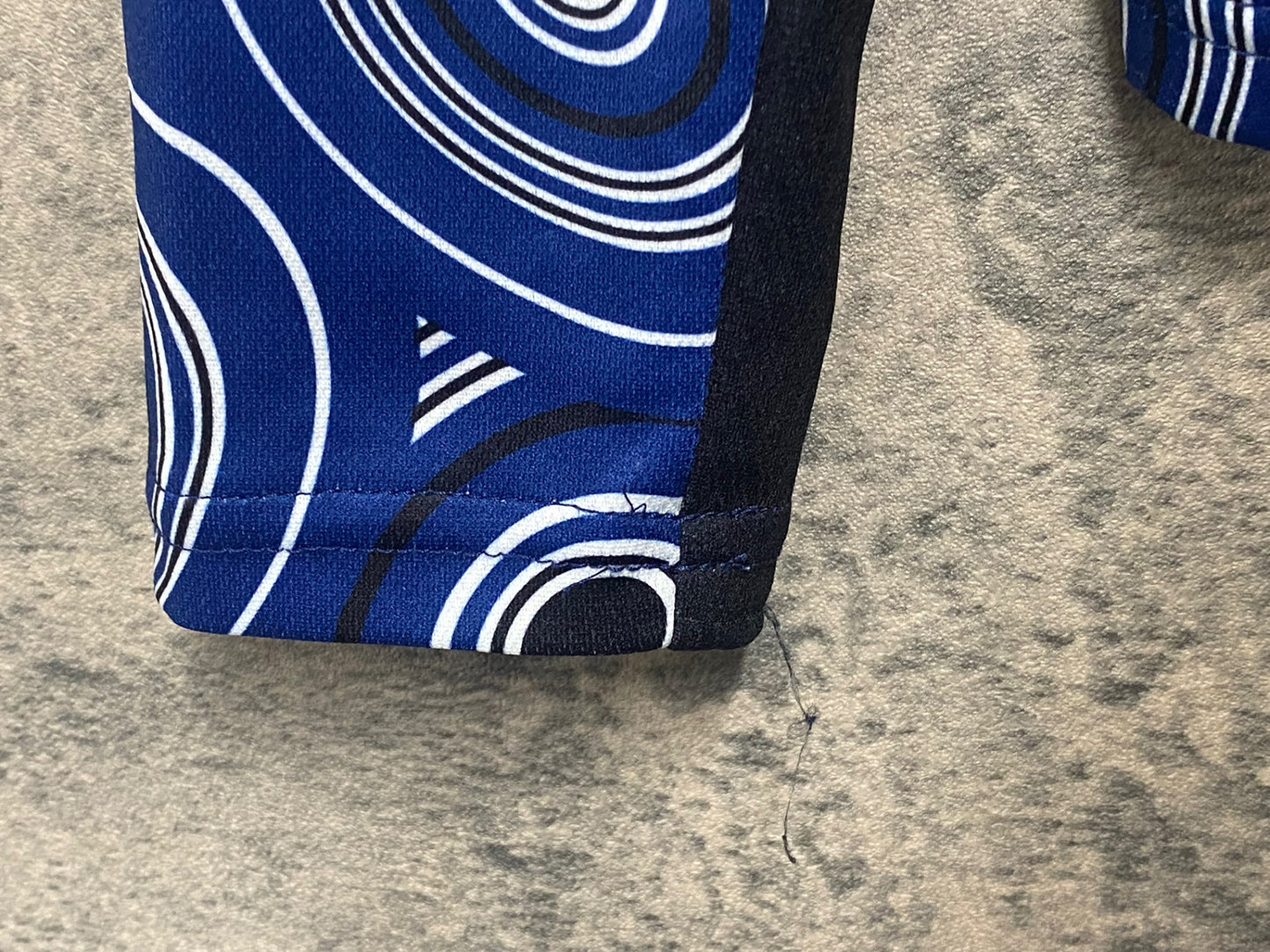 JB910 アソス ASSOS MILLE GT SUMMER LS JERSEY 長袖 サイクルジャージ 青 S ※スレ