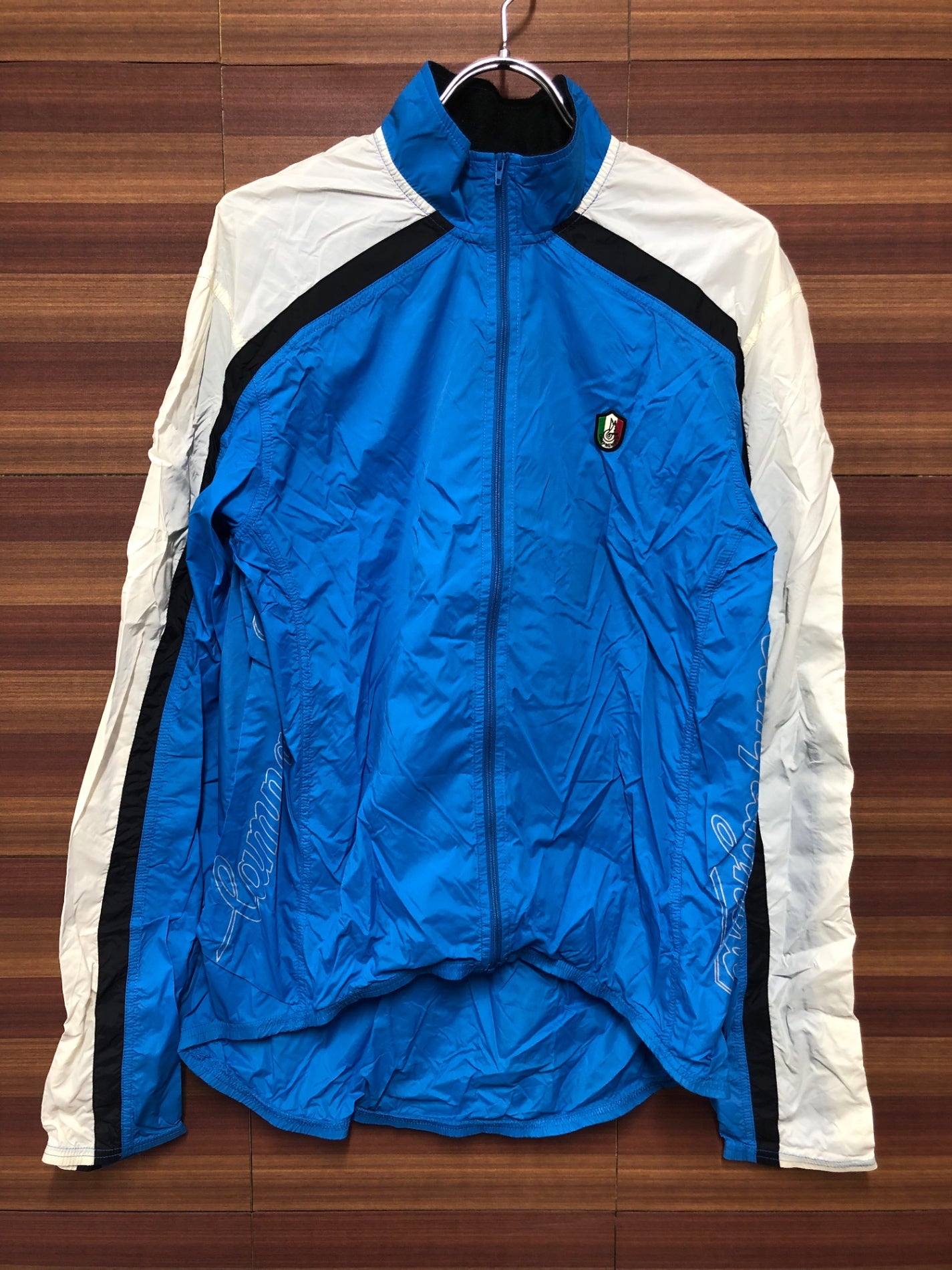 IN126 カンパニョーロ CAMPAGNOLO ウィンドブレーカー 青白 XL