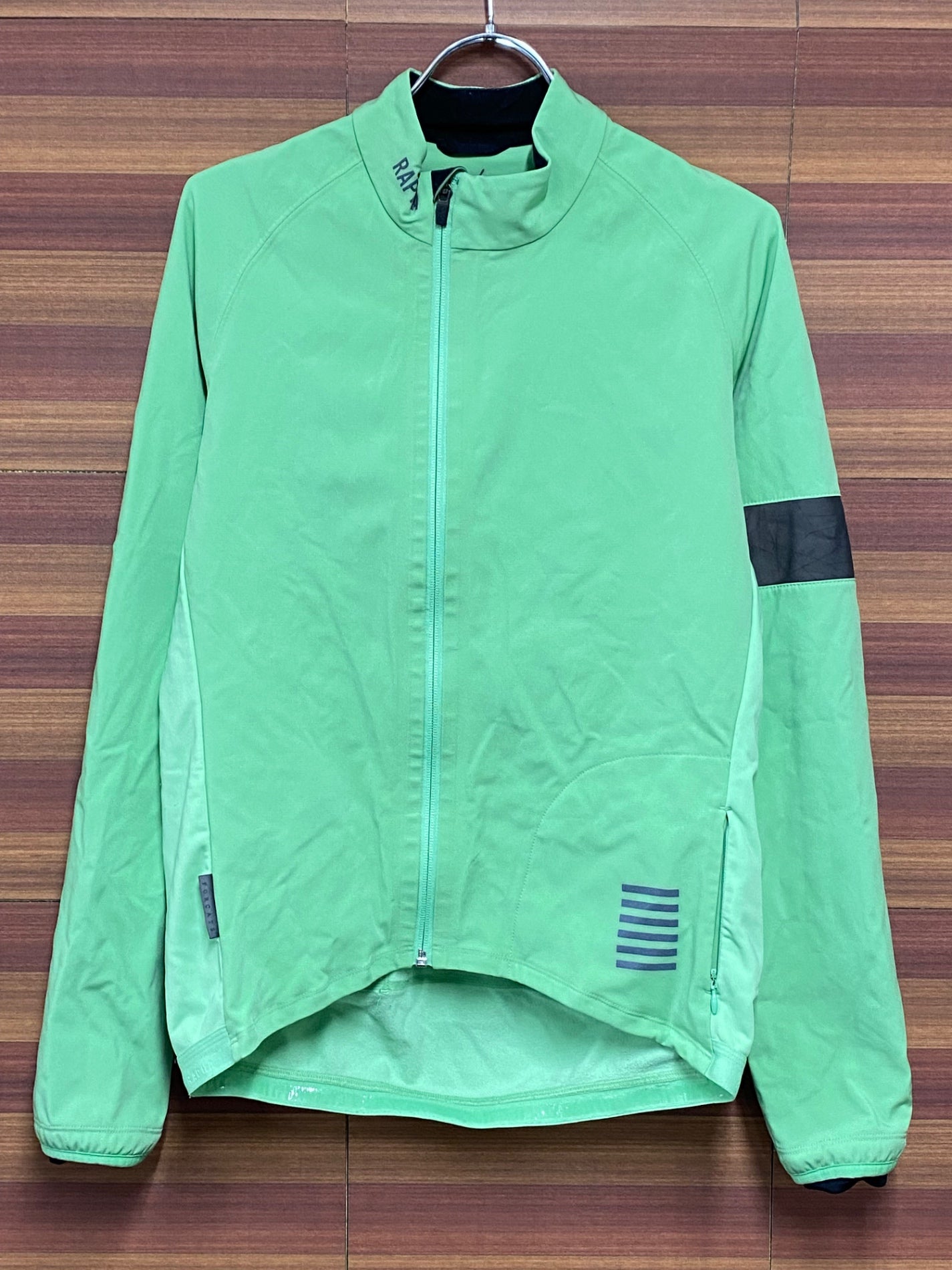 IN856 ラファ Rapha PRO TEAM JACKET 長袖 サイクルジャケット ミントグリーン L 裏起毛