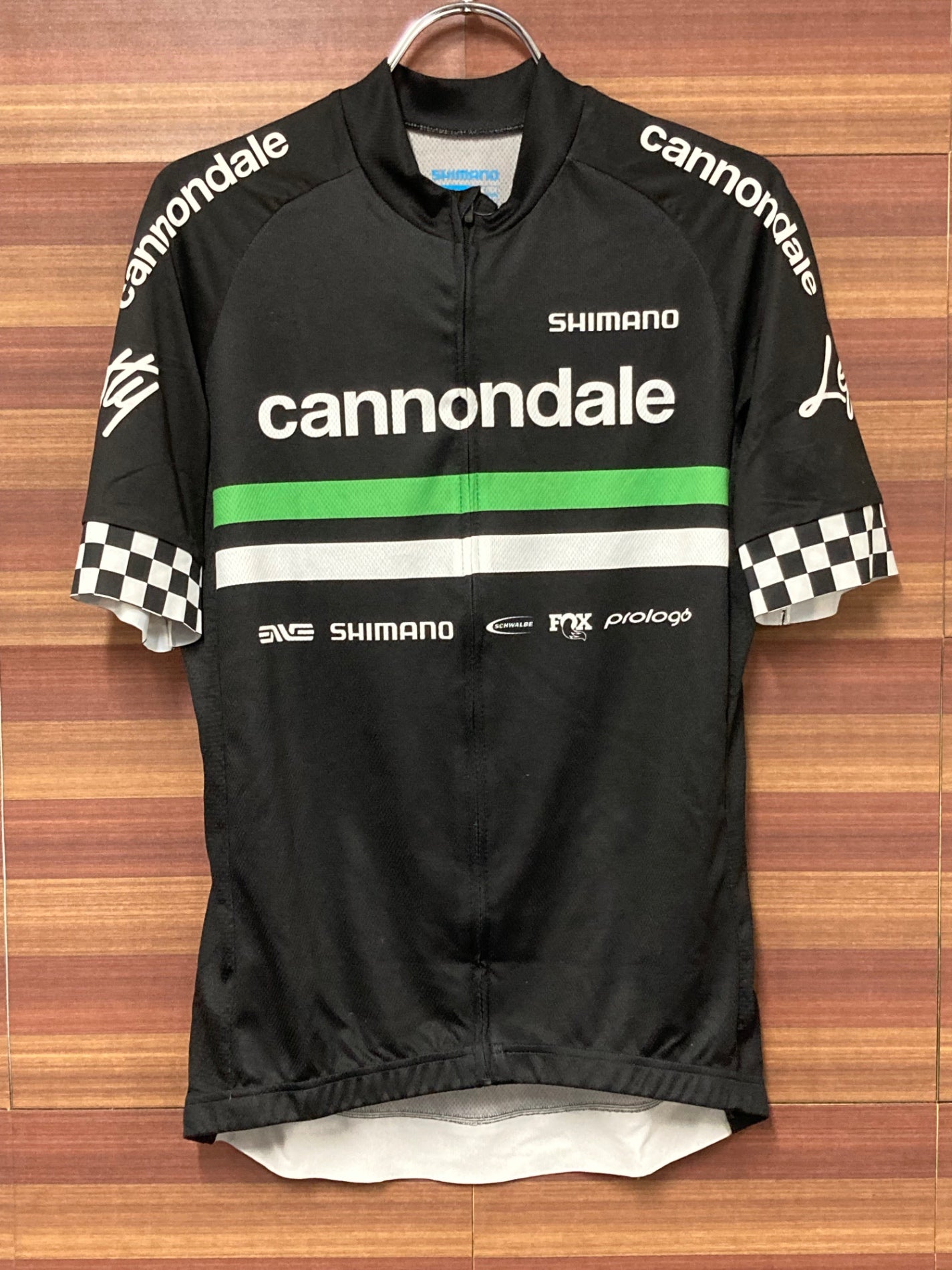 IM071 シマノ SHIMANO 半袖サイクルジャージ 黒 CANNONDALE ASIA M