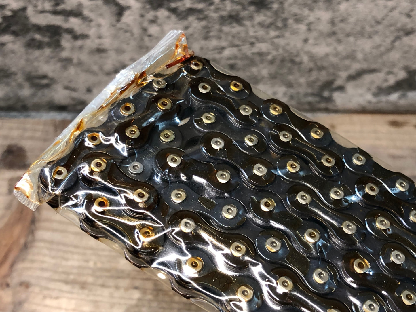 IP832 HKK Vertex TRACK RACER CHAIN 厚歯 シングル チェーン NJS トラック ピスト用 ブルーブラック
