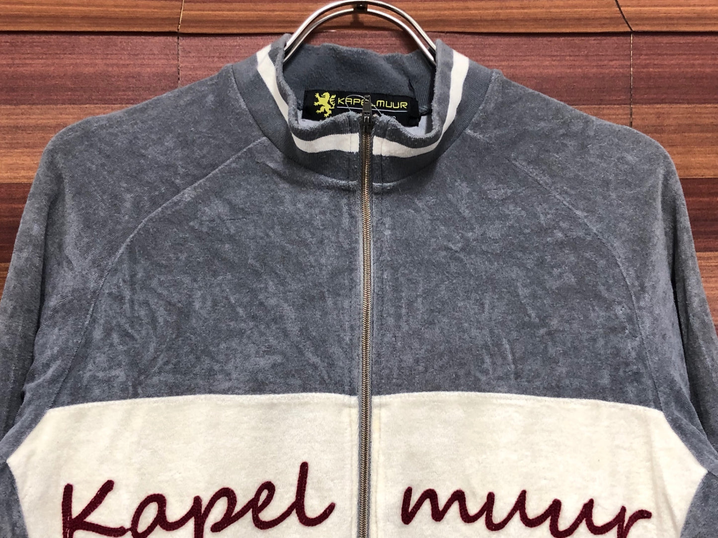 IT004 カペルミュール KAPELMUUR 長袖 サイクルジャージ グレー L 痛ジャージ