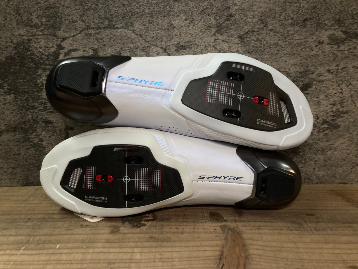 IP476 シマノ SHIMANO S-PHYRE RC9 SH-RC902M ビンディングシューズ 白 EU41.5 SPD-SL ※新品未使用