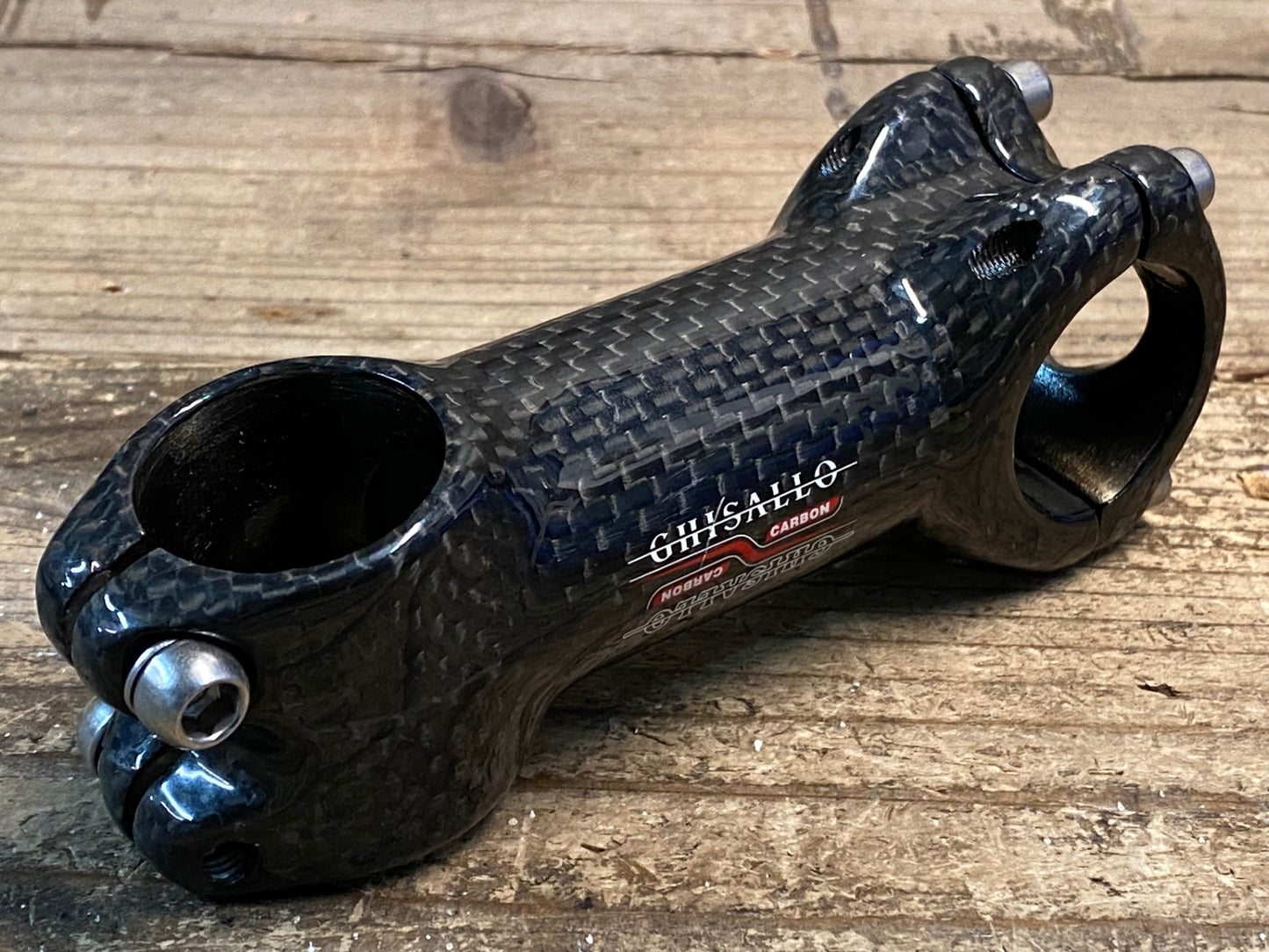 IX790 ギザロ GHISALLO アルミ カーボンステム 黒 Φ31.8 OS 90mm