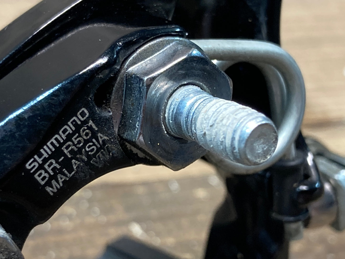 IP281 シマノ SHIMANO BR-R561 キャリパーブレーキ 前後セット 黒 ※固定ナット欠品