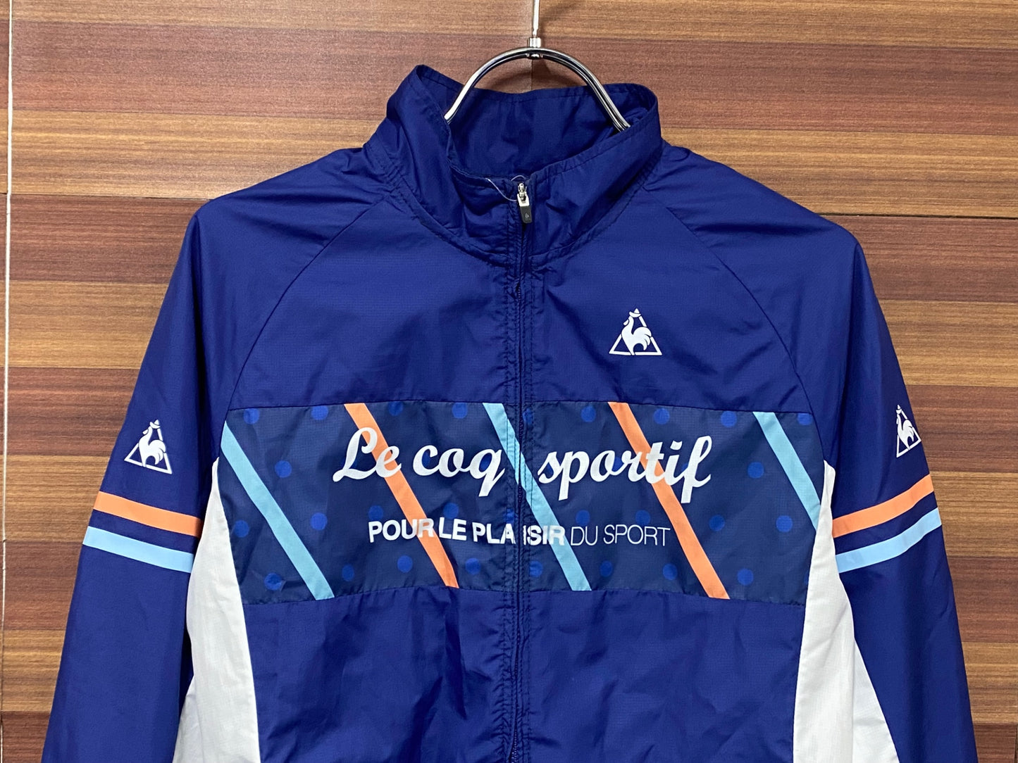 IR904 ルコックスポルティフ le coq sportif 長袖 ウィンドブレーカー ネイビー L