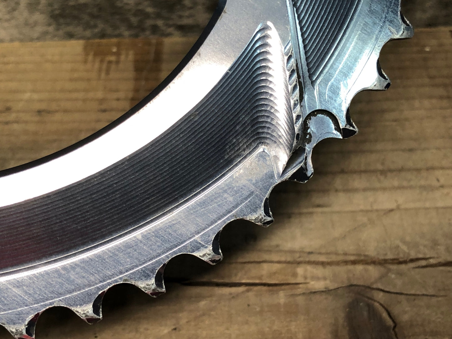 IN863 アブソリュートブラック ABSOLUTE BLACK チェーンリング グレー 楕円 50T