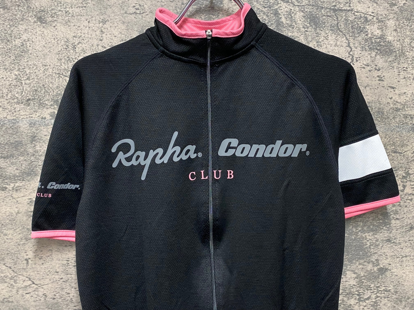 IY155 ラファ Rapha Condor 半袖 サイクルジャージ S ブラック