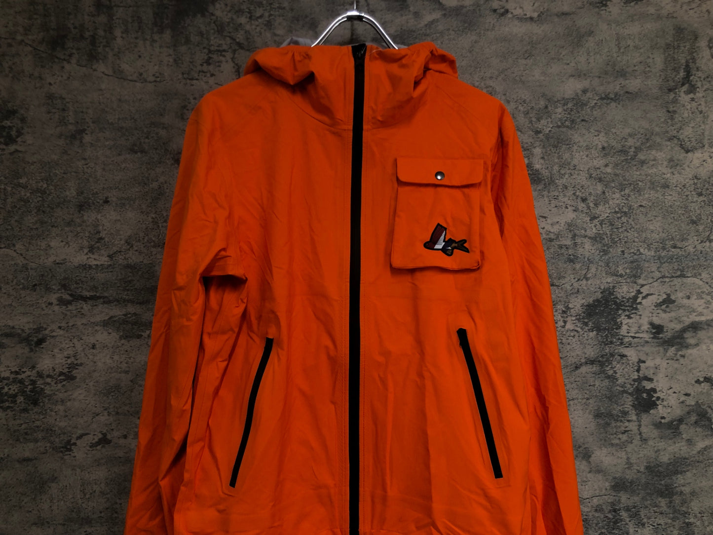 IW789 カフェドシクリステ Cafe du Cycliste アリーゼ ALIZEE Unisex Rain Jacket 長袖 レインジャケット オレンジ S