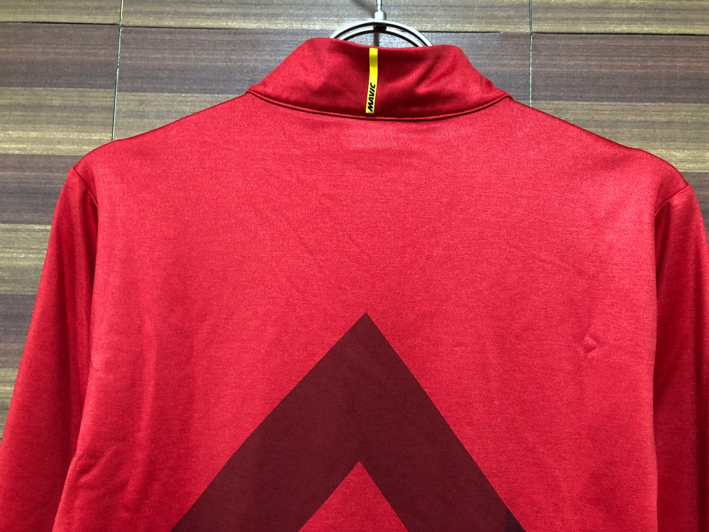 IM516 マヴィック MAVIC 長袖 サイクルジャージ 赤 L 裏起毛