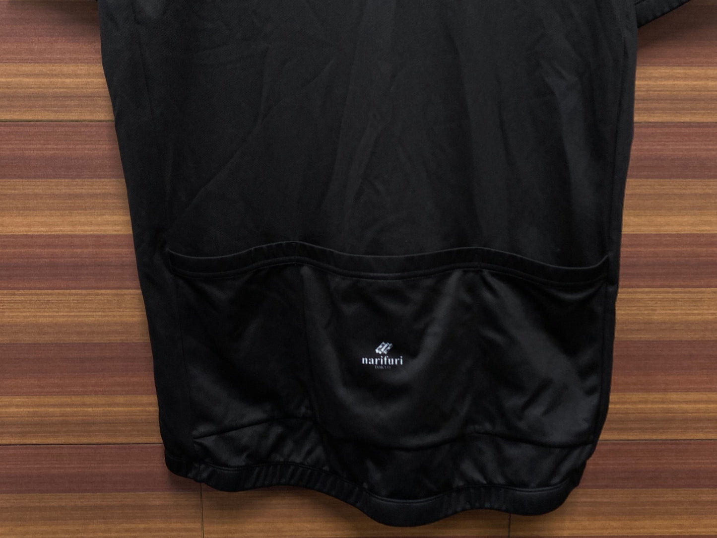 IT574 ナリフリ narifuri 半袖サイクルジャージ 黒 XL