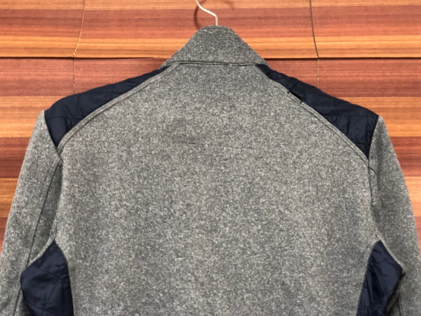 IS743 カフェドシクリステ CAFE DU CYCLISTE Heidi Winter Jacket 長袖 サイクルジャケット 紺 グレー S ※タグカット