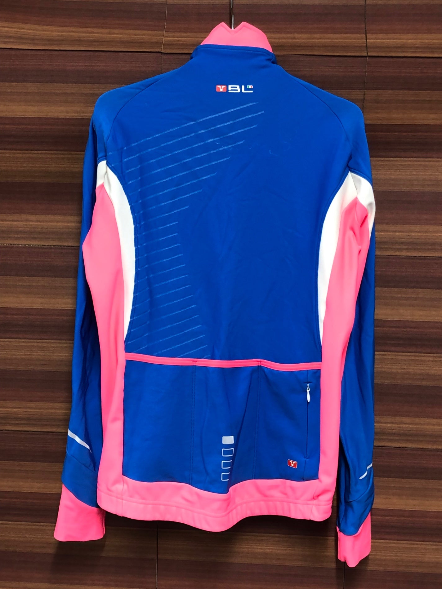 IR911 バイシクルライン BL 長袖 サイクルジャケット ピンク 青 M 裏起毛