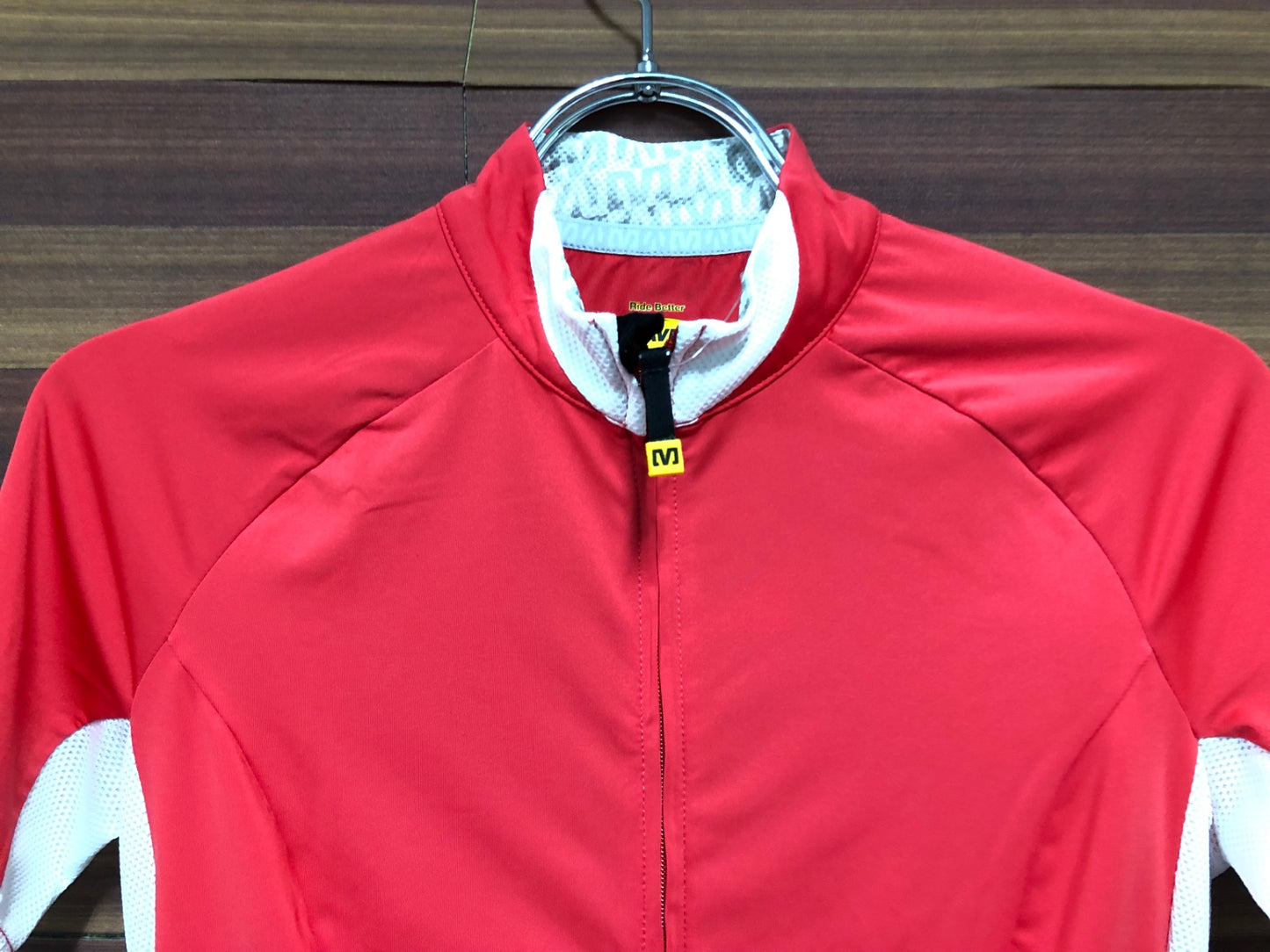 IL514 マビック MAVIC 半袖サイクルジャージ 赤 S レディース