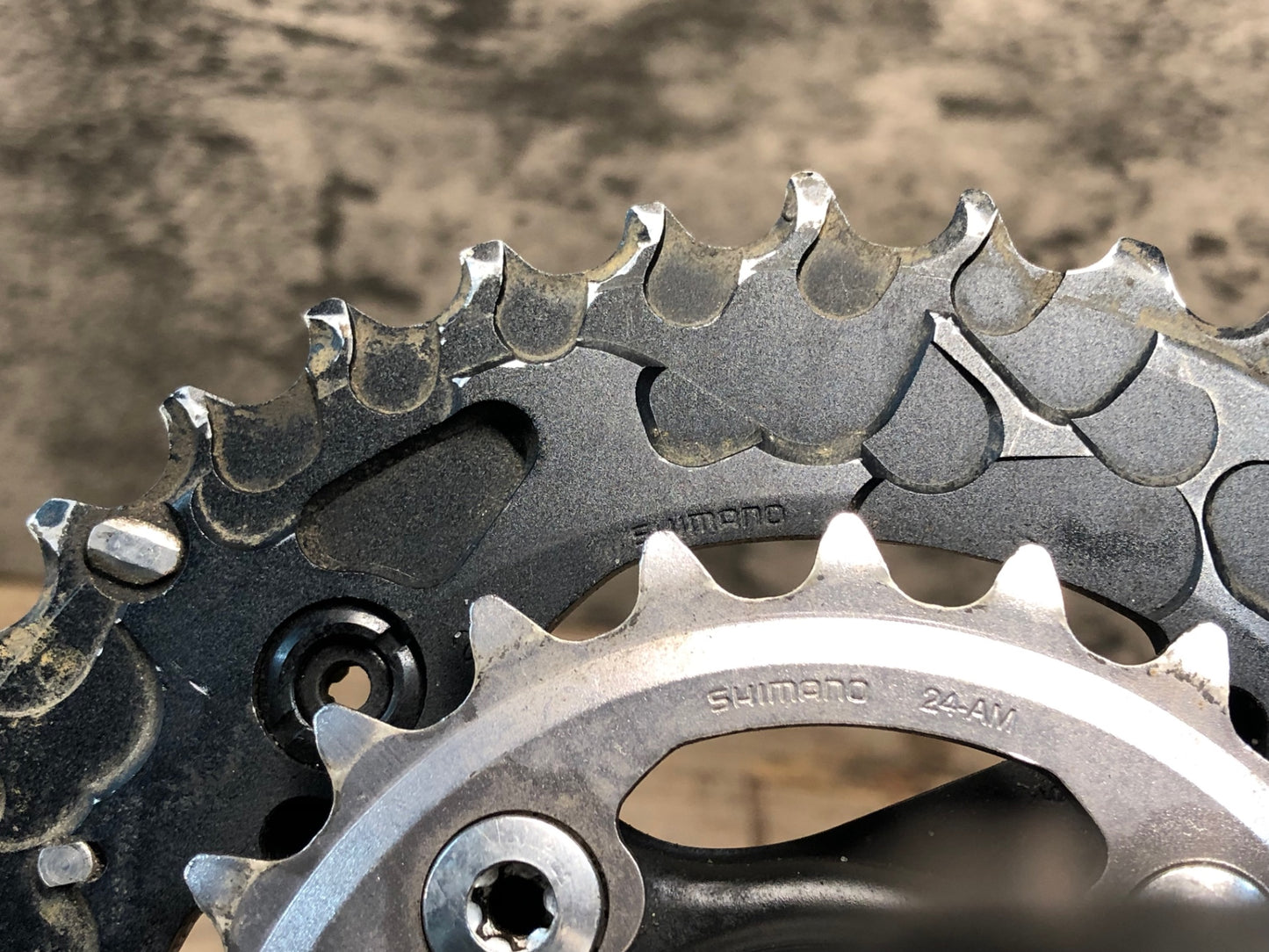 IU280 シマノ SHIMANO デオーレ deore XT FC-T780 トリプル クランクセット 170mm 38-24T