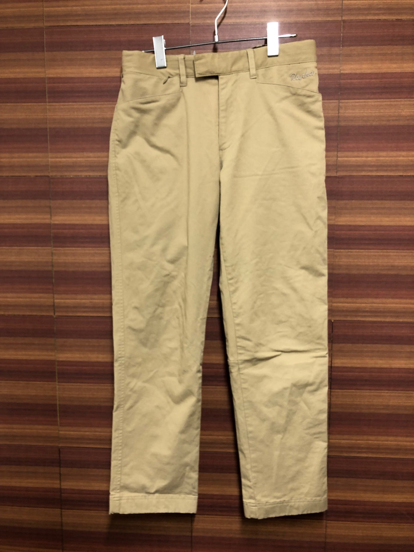 IB482 ラファ Rapha トラウザーズ TROUSERS ロングパンツ カーキ 30 ※汚れ、スレ