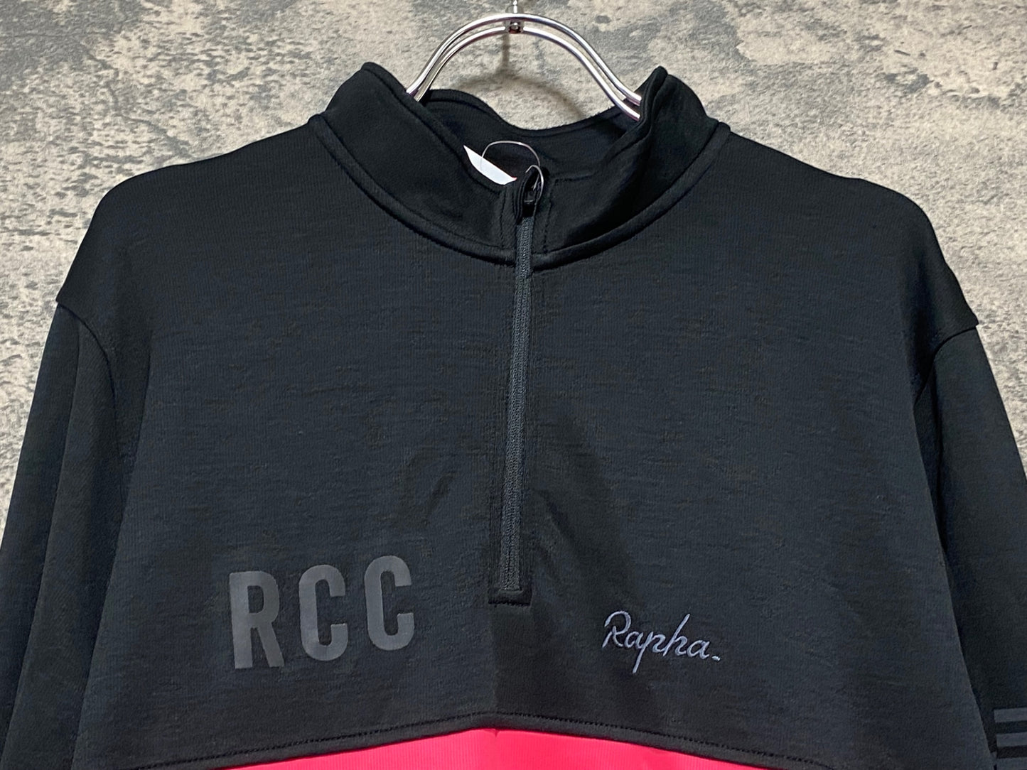 JA340 ラファ Rapha RCC LONG SLEEVE JERSEY 長袖 サイクルジャージ 黒 XXL