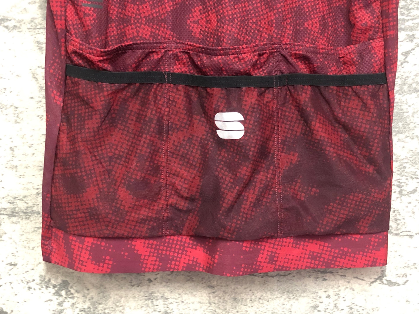 IV571 スポーツフル sportful 半袖サイクルジャージ 赤 L