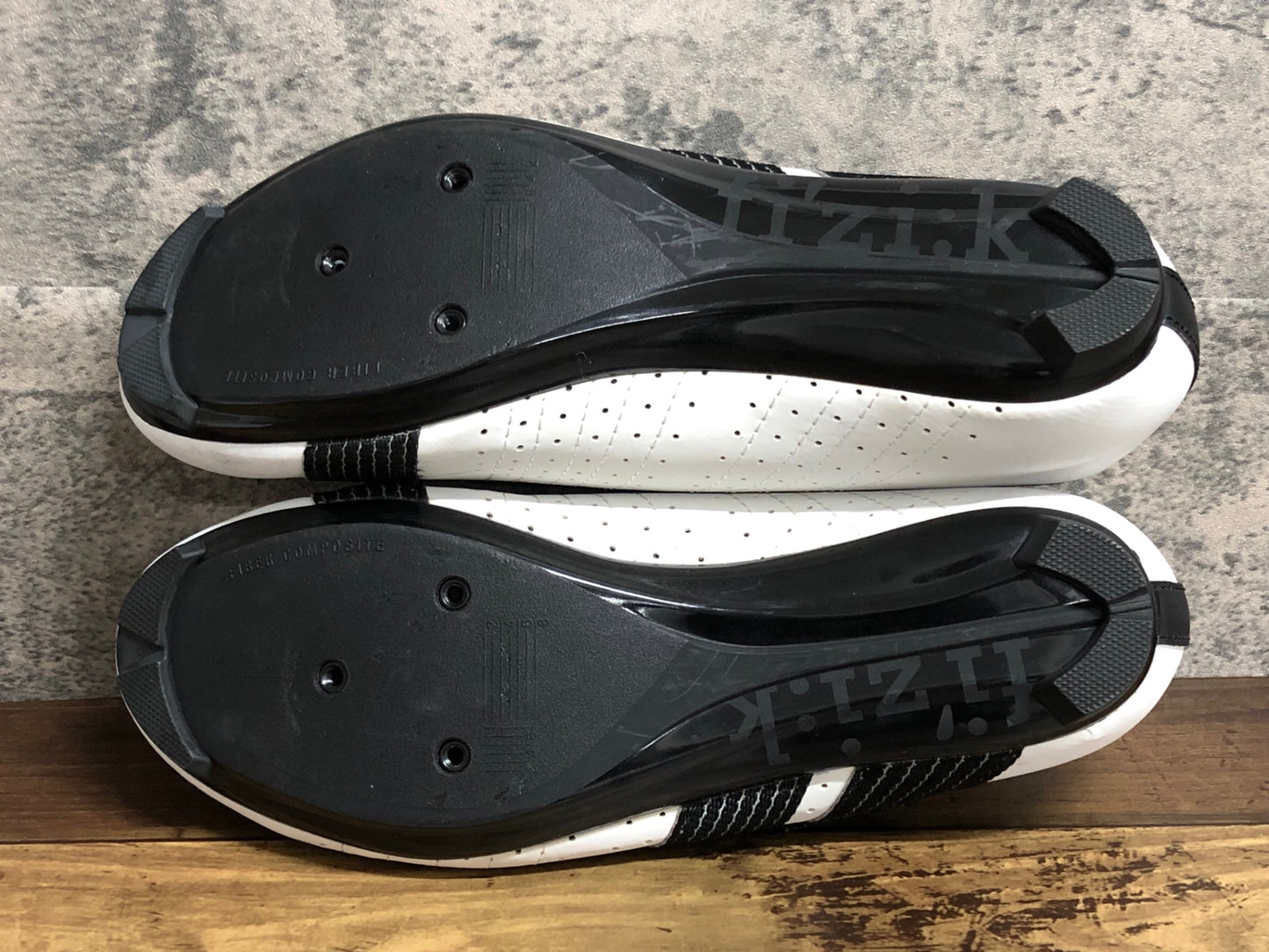 IY386 フィジーク fizik テンポ TEMPO R5 POWERSTRAP shoes ビンディングシューズ 白 黒 EU41