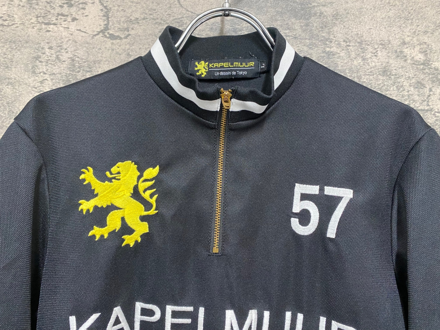 IX284 カペルミュール KAPELMUUR 半袖 サイクルジャージ L 黒