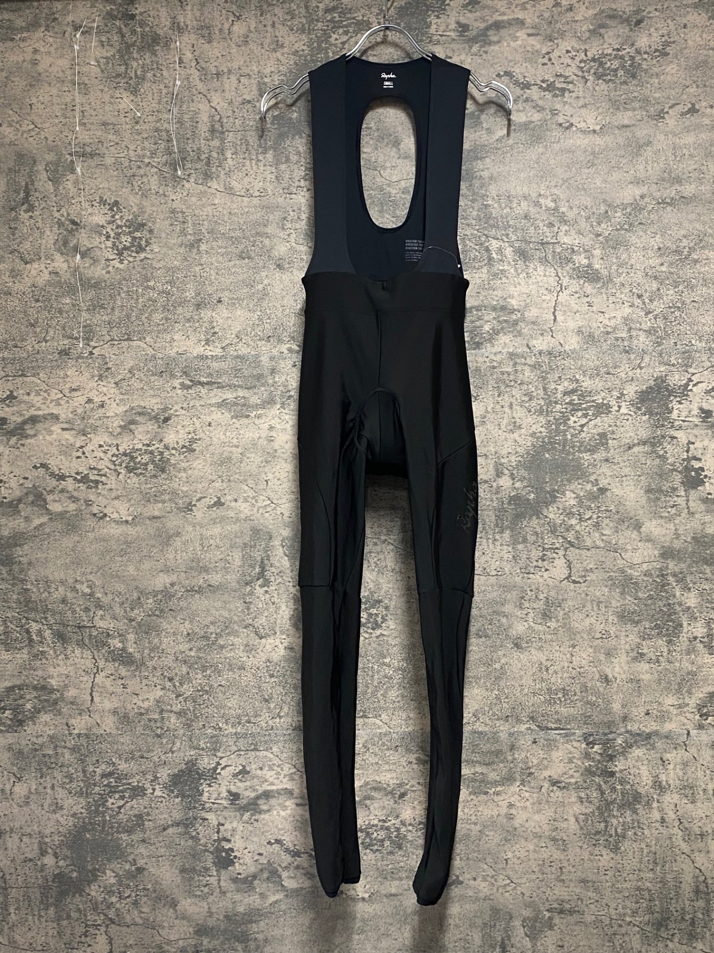IY243 ラファ Rapha WOMEN'S CORE WINTER TIGHTS WITH PAD ビブタイツ 黒 S 裏起毛