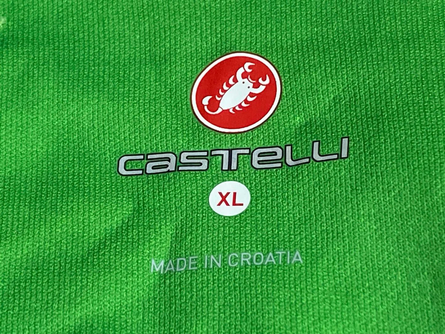 IR533 カステリ CASTELLI 半袖 サイクルジャージ 緑 XL