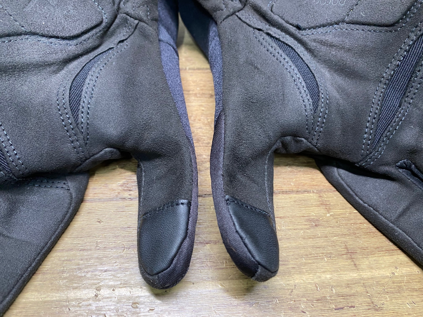 JB349 シマノ SHIMANO 長指 グローブ 黒 M METALLIC THERMAL TECH 厚手