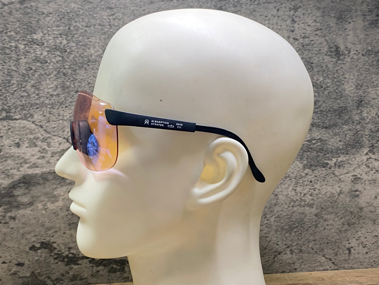 JC920 アルバオプティクス ALBA OPTICS ストラトス Stratos サングラス アイウェア 黒 調光レンズ レッドミラーレンズ