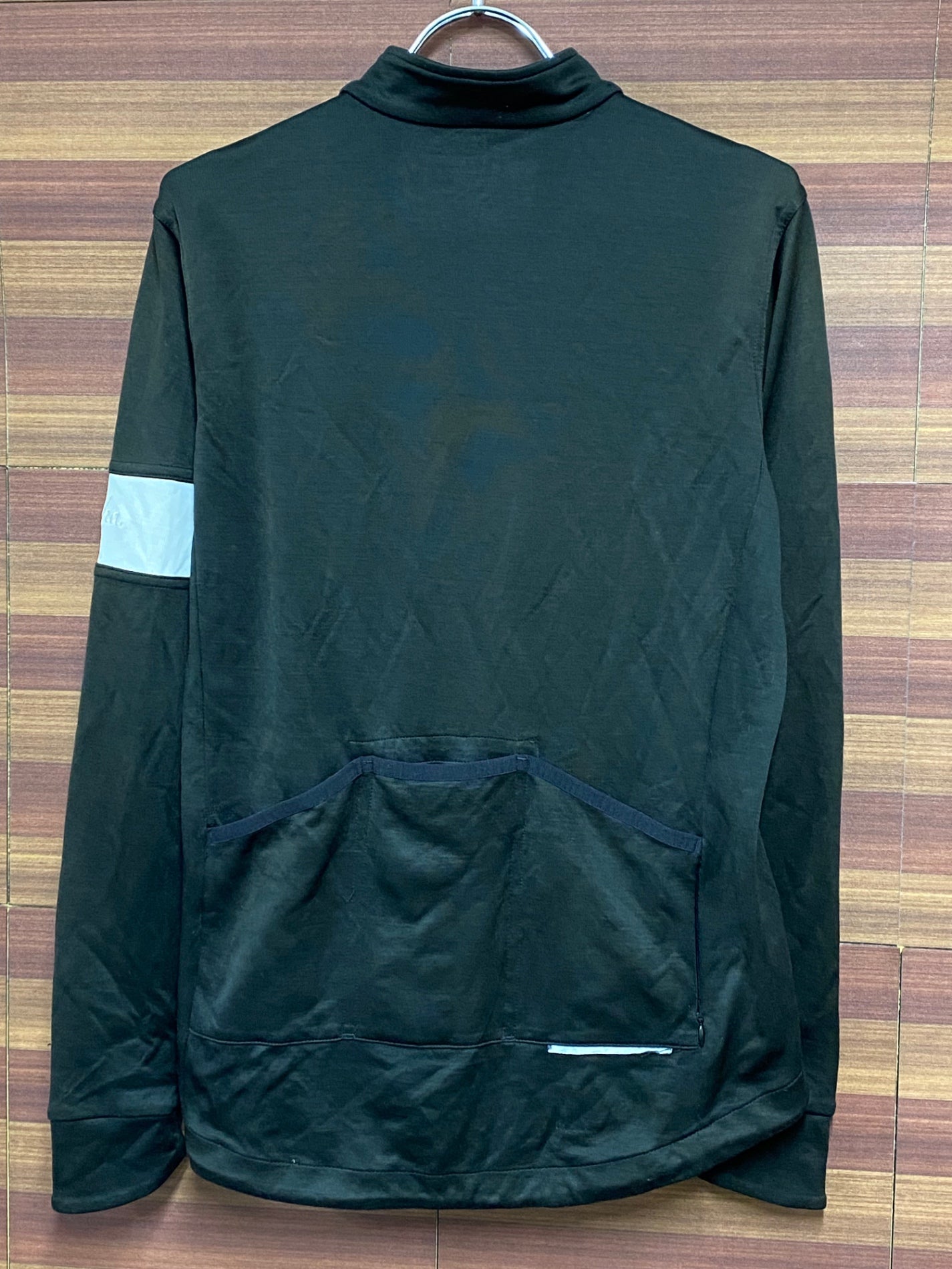 IN612 ラファ Rapha 長袖 サイクルジャージ 黒 ※サイズ不明、擦れ