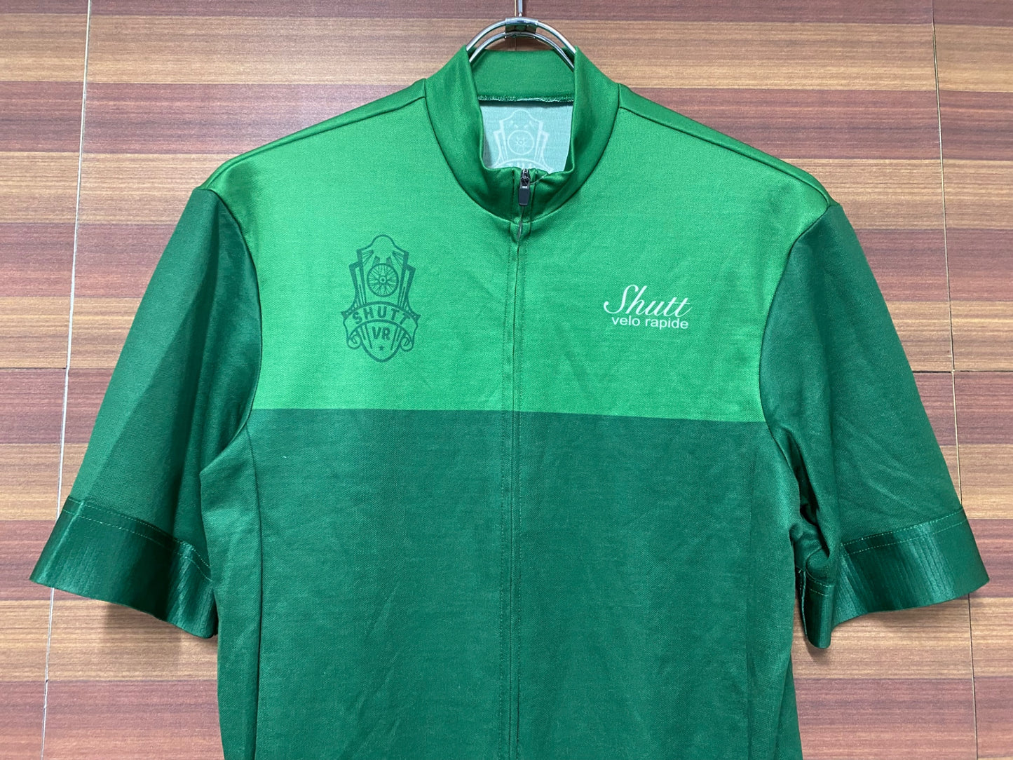 IO553 Shutt velo rapide 半袖 サイクルジャージ 緑 XL