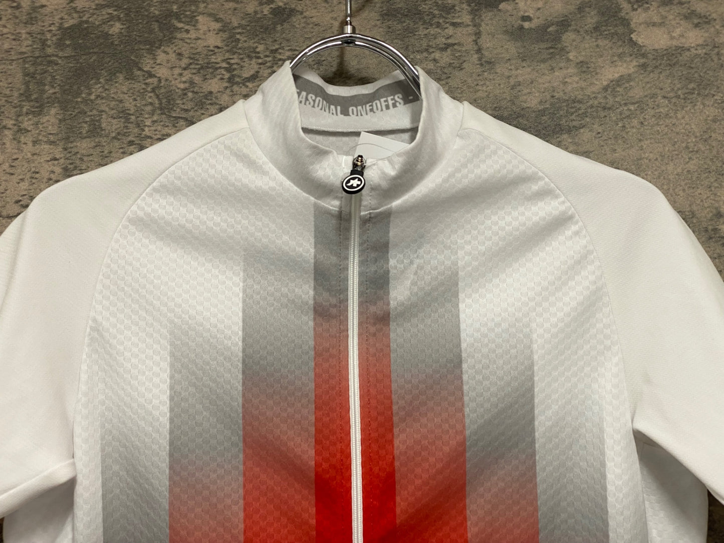 JB909 アソス ASSOS MILLE GT GRIPPETTO 半袖 サイクルジャージ 白 赤 S