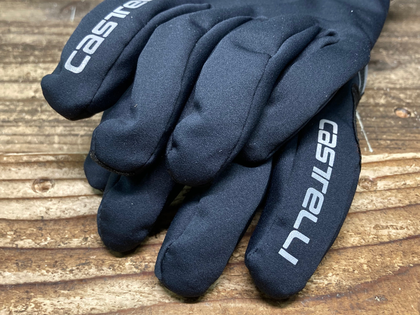 IQ829 カステリ CASTELLI 長指 グローブ 黒 S 裏起毛 PALARTEC