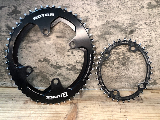 IQ464 ローター ROTOR QRINGS チェーンリング 50/34T 楕円 BCD110