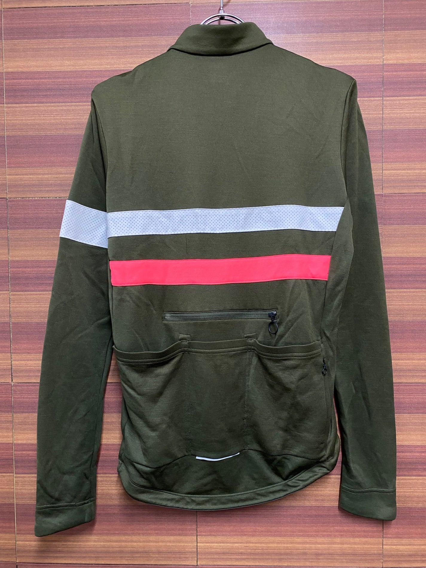 ID472 ラファ Rapha BREVET LONG SLEEVE JERSEY 長袖 緑 S