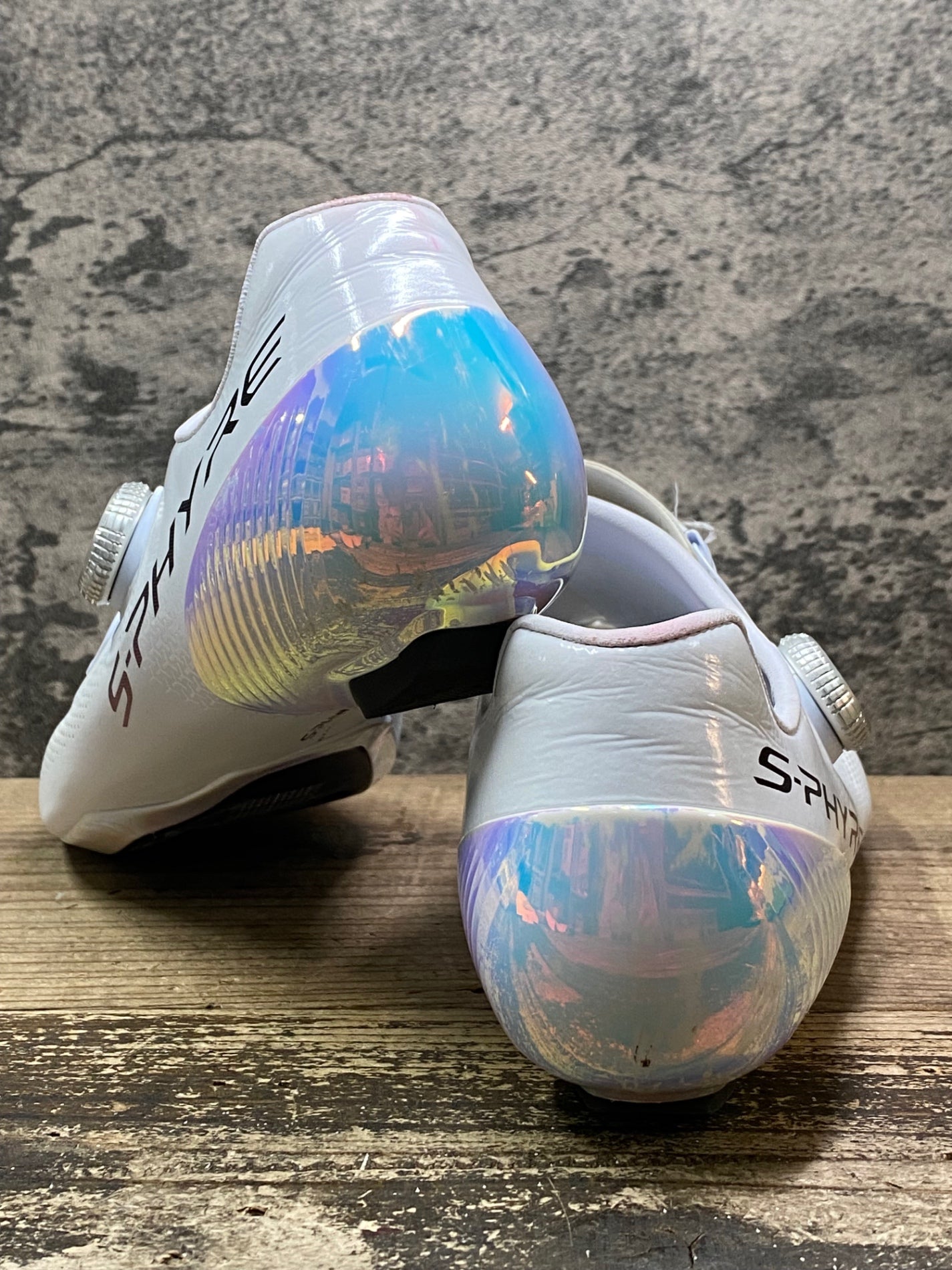 JA021 シマノ SHIMANO エスファイア S-PHYRE SH-RC903PWR WIDE ビンディングシューズ EU42 3穴 白