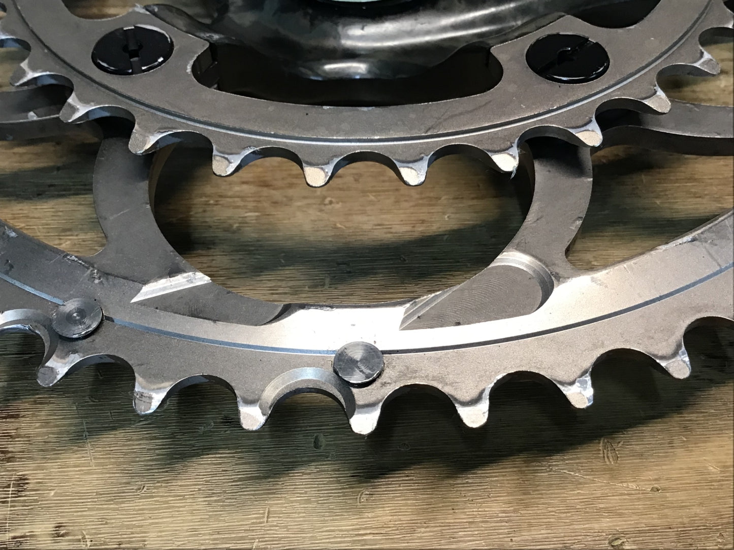 IY322 カンパニョーロ Campagnolo レコード RECORD CT カーボン クランクセット 172.5mm 50/34T 10S