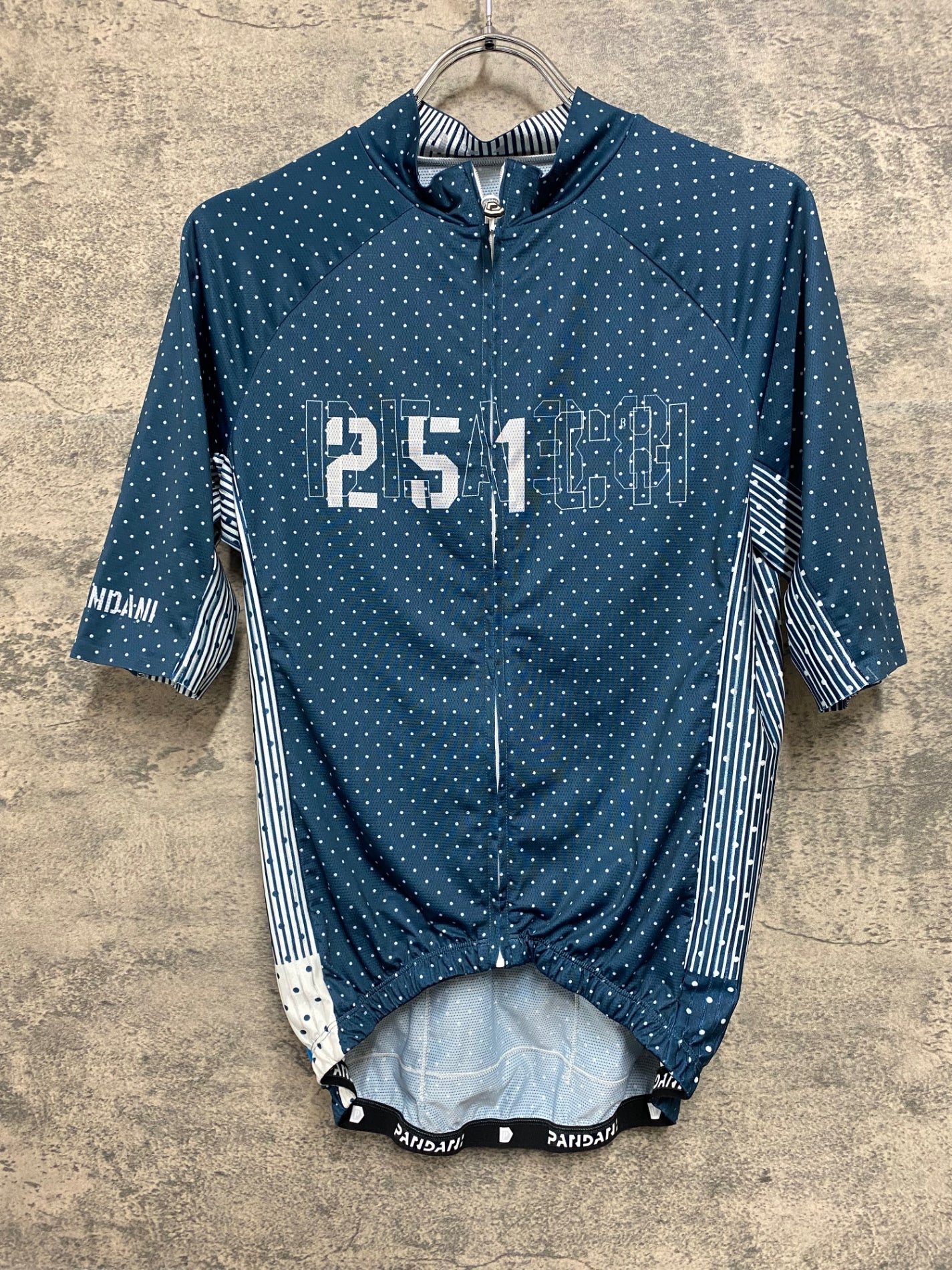 JC543 パンダーニ Pandani 半袖サイクルジャージ 紺 M